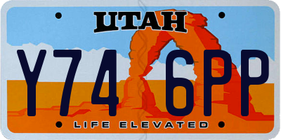 UT license plate Y746PP