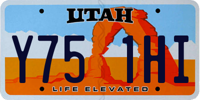 UT license plate Y751HI