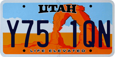 UT license plate Y751QN