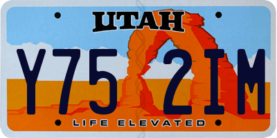 UT license plate Y752IM