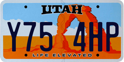 UT license plate Y754HP