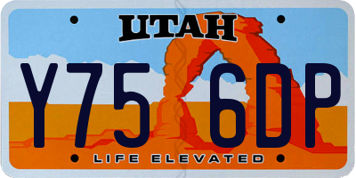 UT license plate Y756DP