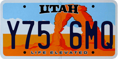 UT license plate Y756MQ