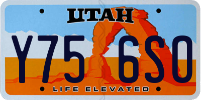 UT license plate Y756SO