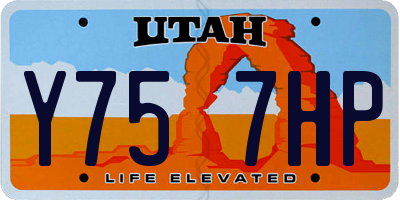 UT license plate Y757HP