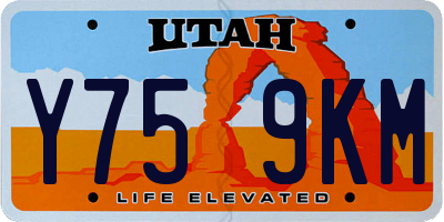 UT license plate Y759KM
