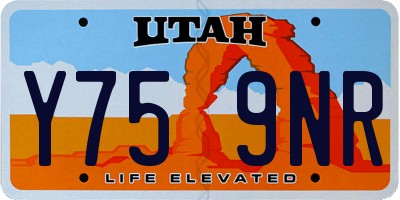 UT license plate Y759NR