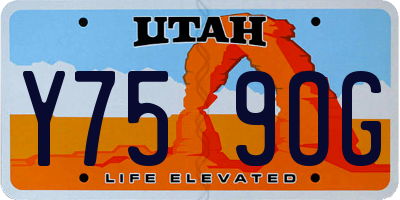 UT license plate Y759OG