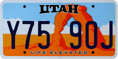 UT license plate Y759OJ