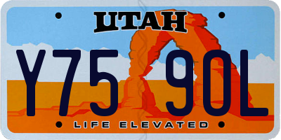 UT license plate Y759OL