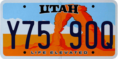 UT license plate Y759OQ