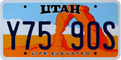 UT license plate Y759OS