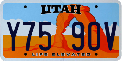 UT license plate Y759OV
