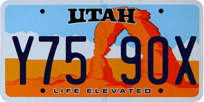 UT license plate Y759OX