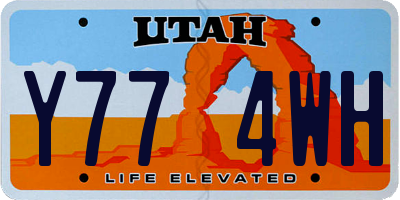 UT license plate Y774WH