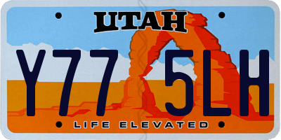 UT license plate Y775LH