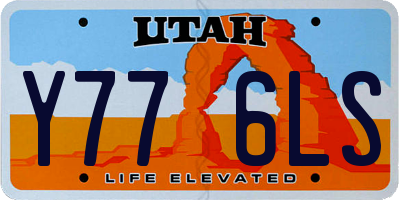 UT license plate Y776LS