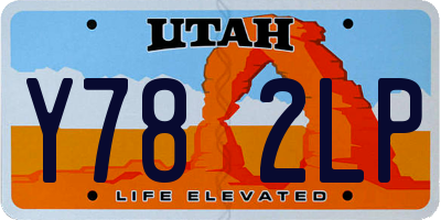 UT license plate Y782LP