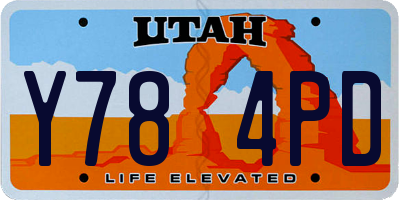 UT license plate Y784PD