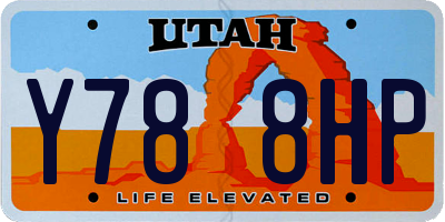 UT license plate Y788HP