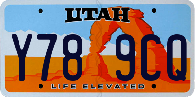 UT license plate Y789CQ