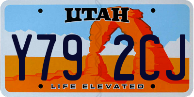 UT license plate Y792CJ