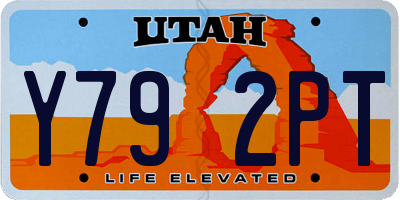 UT license plate Y792PT