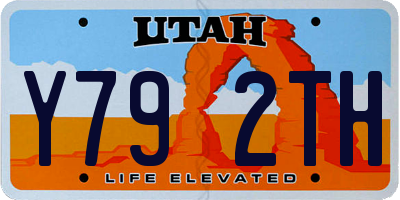 UT license plate Y792TH