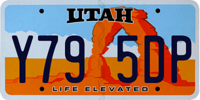 UT license plate Y795DP