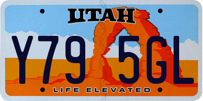 UT license plate Y795GL