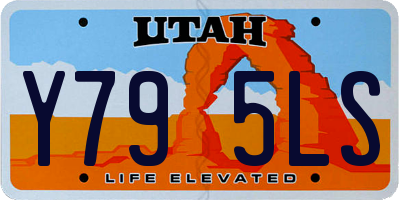 UT license plate Y795LS