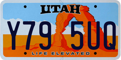UT license plate Y795UQ
