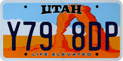 UT license plate Y798DP
