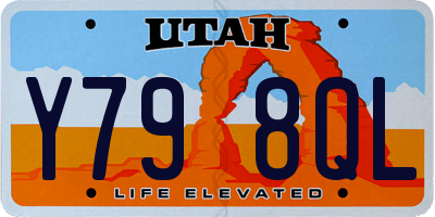 UT license plate Y798QL