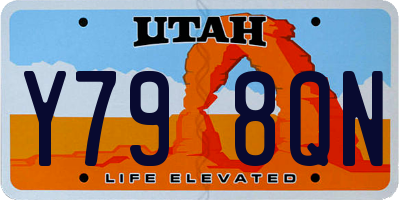UT license plate Y798QN