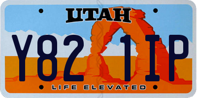 UT license plate Y821IP