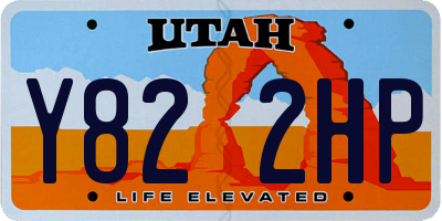 UT license plate Y822HP