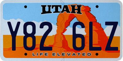 UT license plate Y826LZ