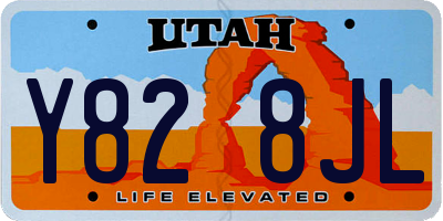 UT license plate Y828JL