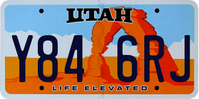 UT license plate Y846RJ