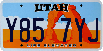 UT license plate Y857YJ