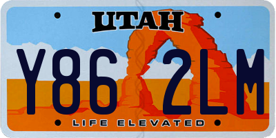 UT license plate Y862LM