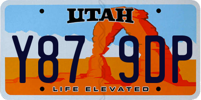 UT license plate Y879DP