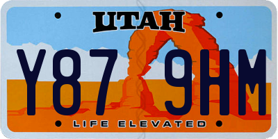 UT license plate Y879HM