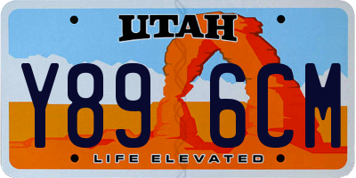 UT license plate Y896CM