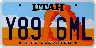 UT license plate Y896ML
