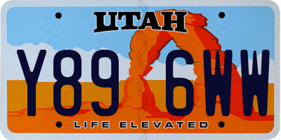 UT license plate Y896WW