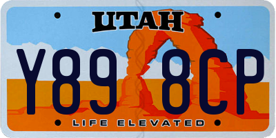 UT license plate Y898CP