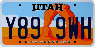 UT license plate Y899WH