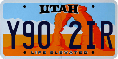 UT license plate Y902IR